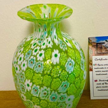 Made Murano Glass - Vaas - met certificaat. - Campenella