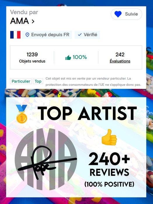 AMA • Pope (1985) - Bitcoin To The Moon Chimp - Bitcoin &, Antiquités & Art, Art | Objets design