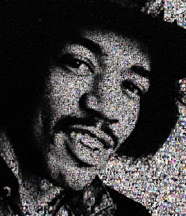 David Law - Crypto Jimi Hendrix Experience 1968, Antiquités & Art, Art | Objets design