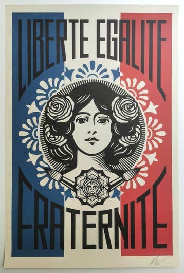 Shepard Fairey (OBEY) - Liberté Égalité Fraternité - 2020s
