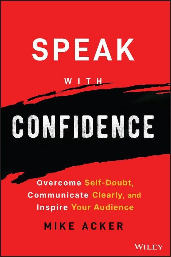 Speak with Confidence 9781394159741 Mike Acker, Livres, Langue | Anglais, Envoi