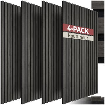 Akoestische panelen Sonic Wall III in houtlook - zwarte eik, Verzenden