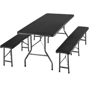 tectake 800750 campingkeuken 76x53,5x107cm - diverse kleuren