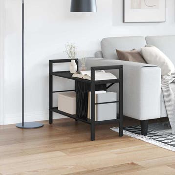 vidaXL Boekenplank 3-laags 75 x 30 x 58,5 cm Bewerkt hout, Huis en Inrichting, Verzenden, Nieuw