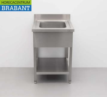 HCB RVS Spoeltafel spoelbak 60 x 70 cm Horeca, Ophalen of Verzenden, Nieuw in verpakking