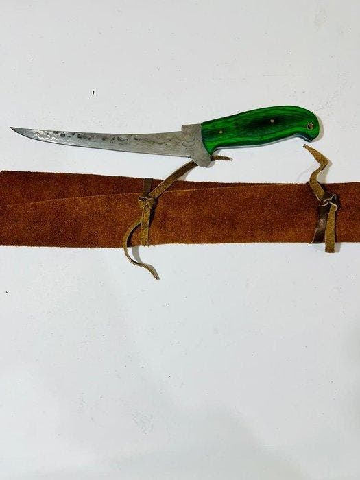 Keukenmes - Vissersmes - Japanse filetmes (0360) - Steel, Antiek en Kunst, Antiek | Keukengerei