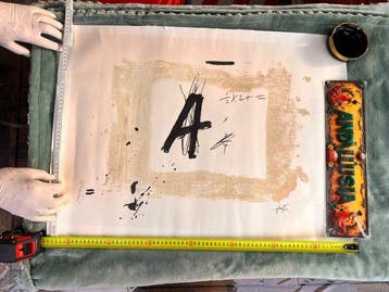 Antoni Tapies (1923-2012) - Lettre A