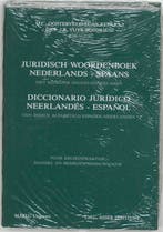 Juridisch woordenboek Diccionario juridico 9789062152711, Verzenden, Gelezen, M.C. Oosterveld- Egas Repáraz
