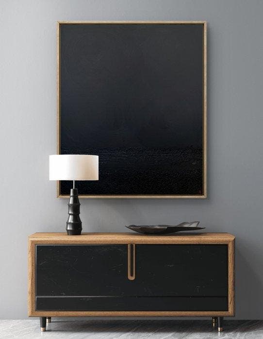 Oscar Bruno - “ Black Stile N57 “ - XXL -, Antiquités & Art, Art | Peinture | Moderne