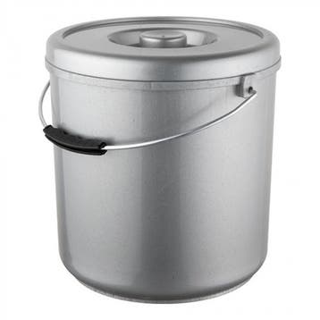 Emmer | Kunststof | 15L | Met Deksel | Ø290x300(h)mm EMGA, Verzenden, Nieuw in verpakking