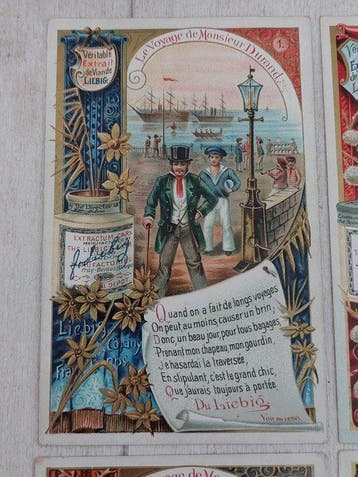 France - Liebig S 402 - Le voyage de Monsieur Durand -, Gelopen