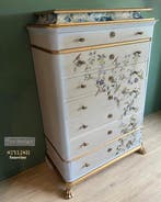 Stylish Interior - Ladekast - Hout - Handgedecoreerde