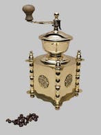 Koffiemolen - Gegoten messing - Prachtige Koffiemolen, Antiek en Kunst, Antiek | Keukengerei