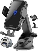 2dekans | iSetchi Telefoonhouder - Qi Draadloze Oplader - 15, Auto diversen, Auto-accessoires, Ophalen of Verzenden, Nieuw