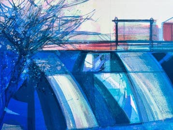 Camille Hilaire (1916-2004) - Le confluent de la Weiss et de, Antiquités & Art