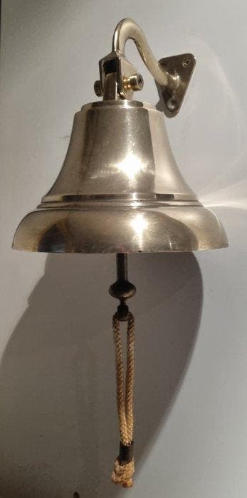 Scheepsbel - Koper - zware koperen scheepsbel, Antiek en Kunst, Curiosa en Brocante