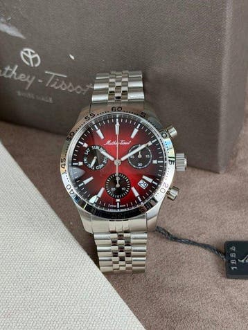 Mathey-Tissot - Type 22 Chronograph Date Red - H1822CHAR -, Nieuw