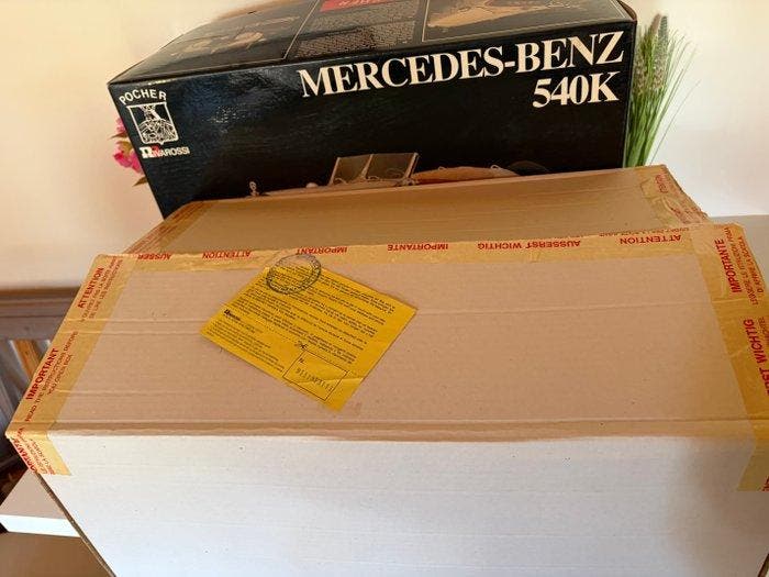 Pocher 1:8 - Modelbouwdoos - Mercedes-Benz 540k „The True, Hobby en Vrije tijd, Modelauto's | 1:5 tot 1:12