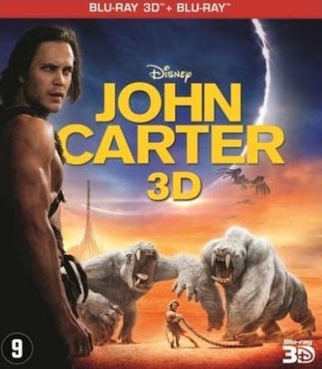 John Carter 3D plus blu-ray (blu-ray tweedehands film), Ophalen of Verzenden, Nieuw in verpakking