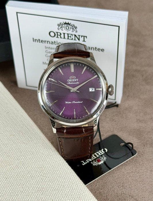 Orient - Bambino Date Automatic Purple - Sans prix de, Bijoux, Sacs & Beauté, Montres | Hommes