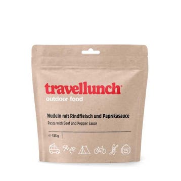 Pasta met Rundvlees en Pepersaus - Travellunch, Verzenden