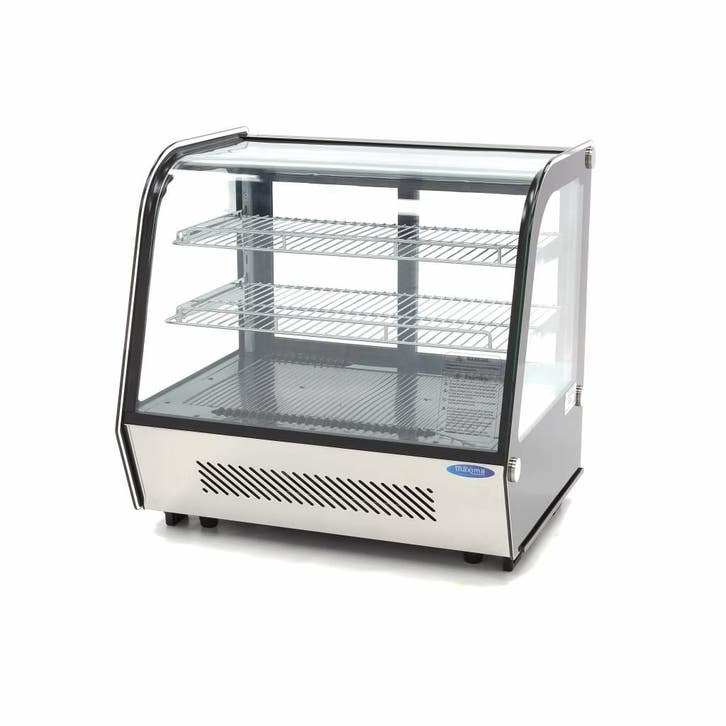 Gebaksvitrine - 120 L - 70 cm - Schuifdeuren Achter -, Articles professionnels, Horeca | Équipement de cuisine, Envoi
