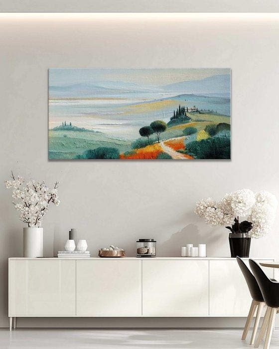 StefanoArt - Tuscan Mist, Antiek en Kunst, Kunst | Schilderijen | Modern