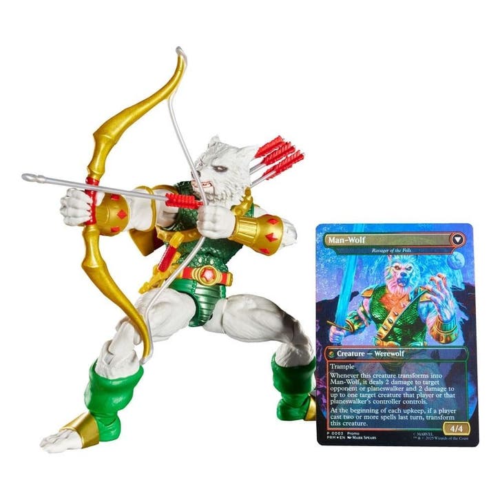 Marvel Legends Magic: The Gathering Action Figure Man-Wolf (, Collections, Cinéma & Télévision, Enlèvement ou Envoi