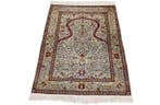 Silk Hereke Signed Carpet with Mehrab Design - Pure Luxury