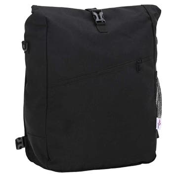 vidaXL Fietstas Zwart 33 x 16 x 60 cm Polyester, Verzenden
