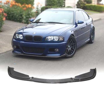SPOILER LAME DE PARE-CHOCS AVANT BMW E46 98-07 LOOK M3 CARBO, Verzenden