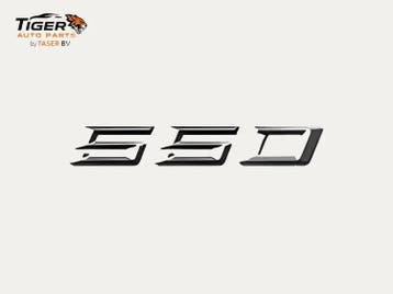 BMW 550 Embleem Kofferklep Chroom Nieuw, Nieuw, Achter, BMW, Achterklep