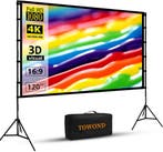 120 Projectiescherm 4K | Retour Deal | 36% Korting!, TV, Hi-fi & Vidéo, Accessoires pour projecteurs, Verzenden