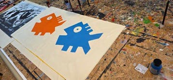 Hamelink - Orange & Blue Fish