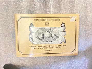Italië. 500 Lire + 200 Lire silver 1989 (Zonder