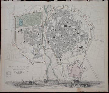 Italie - Parme; SDUK - Parma - 1821-1850, Livres, Atlas & Cartes géographiques