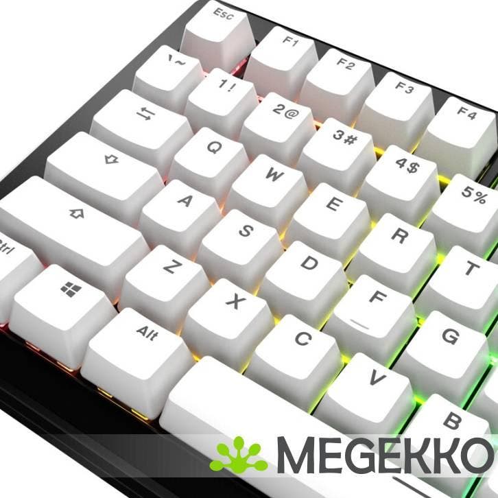 Glorious GPBT Basics Keycaps Classic White - US, Computers en Software, Toetsenborden, Nieuw, Verzenden