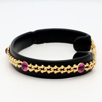 Bracelet - 18 carats Or jaune - Robijn