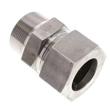 1 1/2 NPT mâle x 38S Anneau de coupe droit en acier, Verzenden, Nieuw