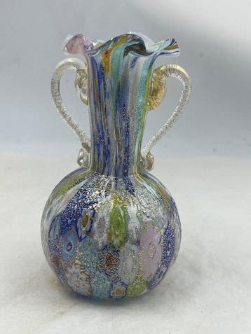 Livio Campanella - Vase - Verre de Murano - Vase en murrine