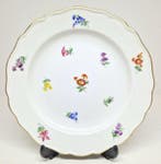 Meissen - Dessertservies (4) - dessertborden - Porselein -