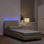vidaXL Bedframe zonder matras Hanko 80x200 cm stof, Verzenden, Nieuw