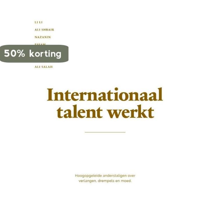 Internationaal talent werkt 9789090289816, Livres, Loisirs & Temps libre, Envoi
