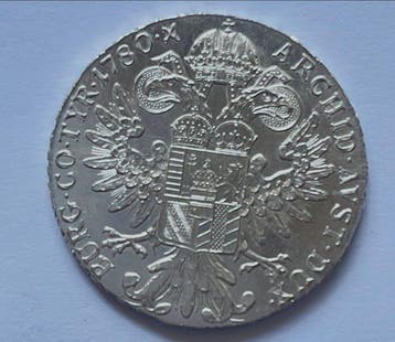 Autriche. Marie-Thérèse. Thaler (taler) 1780 / Restrike, Timbres & Monnaies