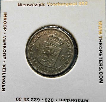 Nederland. Wilhelmina. 1/2 Gulden 1904, schaars (Zonder