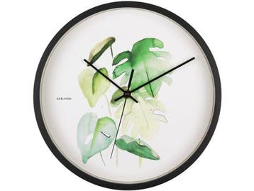 Veiling - Karlsson Wandklok Botanical Monstera, Huis en Inrichting, Woonaccessoires | Klokken, Nieuw