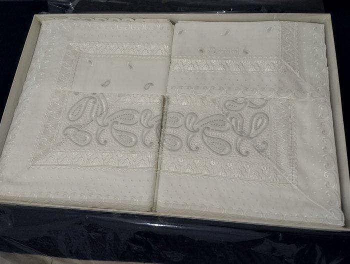 Drap de lit (4) - 300 cm - 270 cm, Antiquités & Art, Tapis & Textile