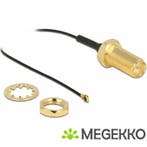 Delock 90478 coax-kabel 0,35 m RP-SMA MHF Zwart, Verzenden