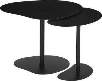 2dekans | Mica Decorations Bijzettafel - Set van 2 - L55 x, Huis en Inrichting, Ophalen of Verzenden, Nieuw