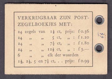 Nederland 1940 - Postzegelboekje - PZ49, Gestempeld